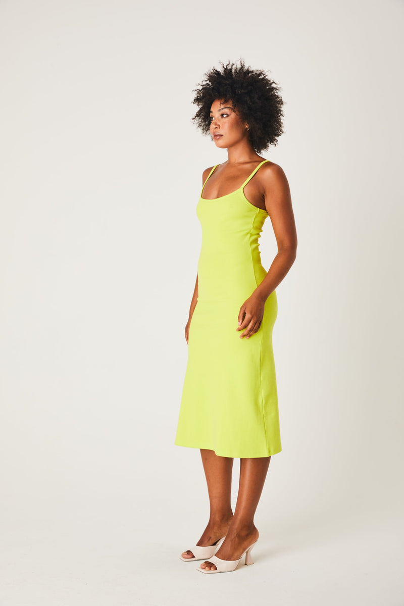MIDI A LINE DRESS - SPLICE