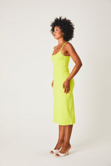 MIDI A LINE DRESS - SPLICE