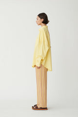 HENRIETTA SHIRT - YELLOW/BROWN