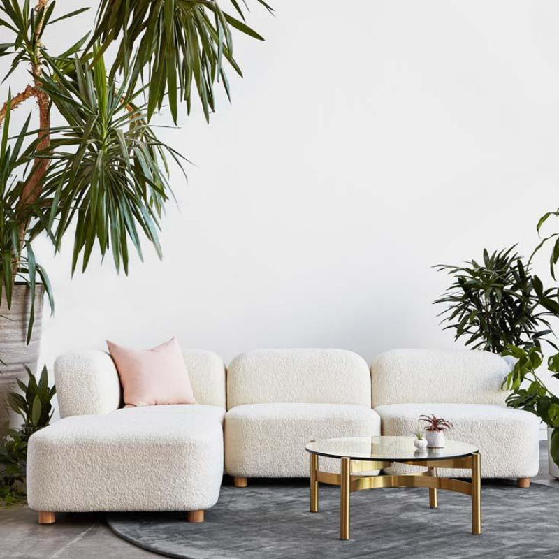 GUS CIRCUIT CENTRE SOFA - HIMALAYA CLOUD - $1,950