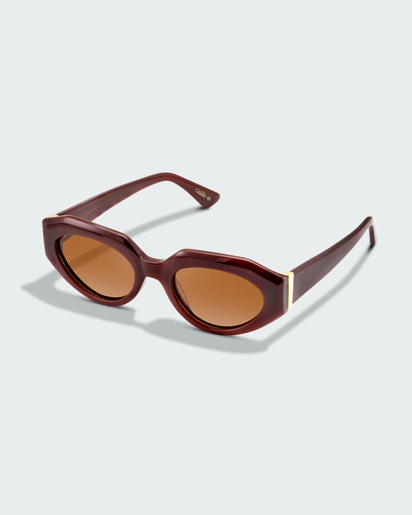 THE GOLDIE - CHERRY - LUV LOU SUNGLASSES