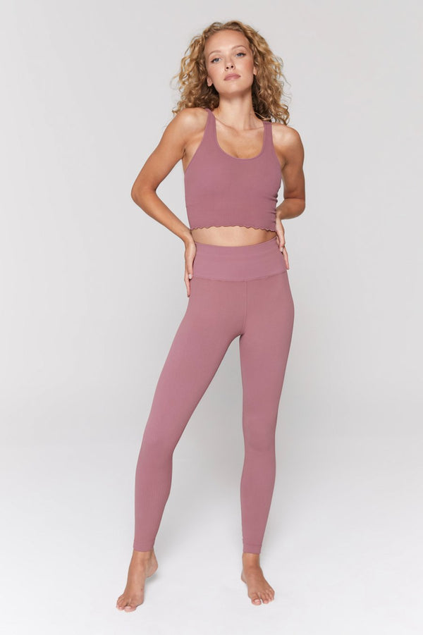 Metta Ribbed Legging - Spiritual Gangster - FORRM.store