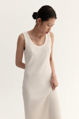 AYA KNIT DRESS - CREAM