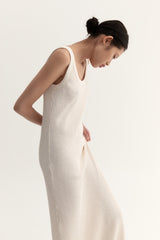 AYA KNIT DRESS - CREAM