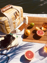 PREMIUM COOLER BAG - VINTAGE YELLOW STRIPE $79.99