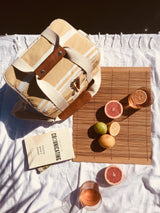 PREMIUM COOLER BAG - VINTAGE YELLOW STRIPE $79.99