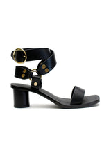 Studded Heel - Black