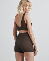 THE BIKE SHORT - CHOCOLATE