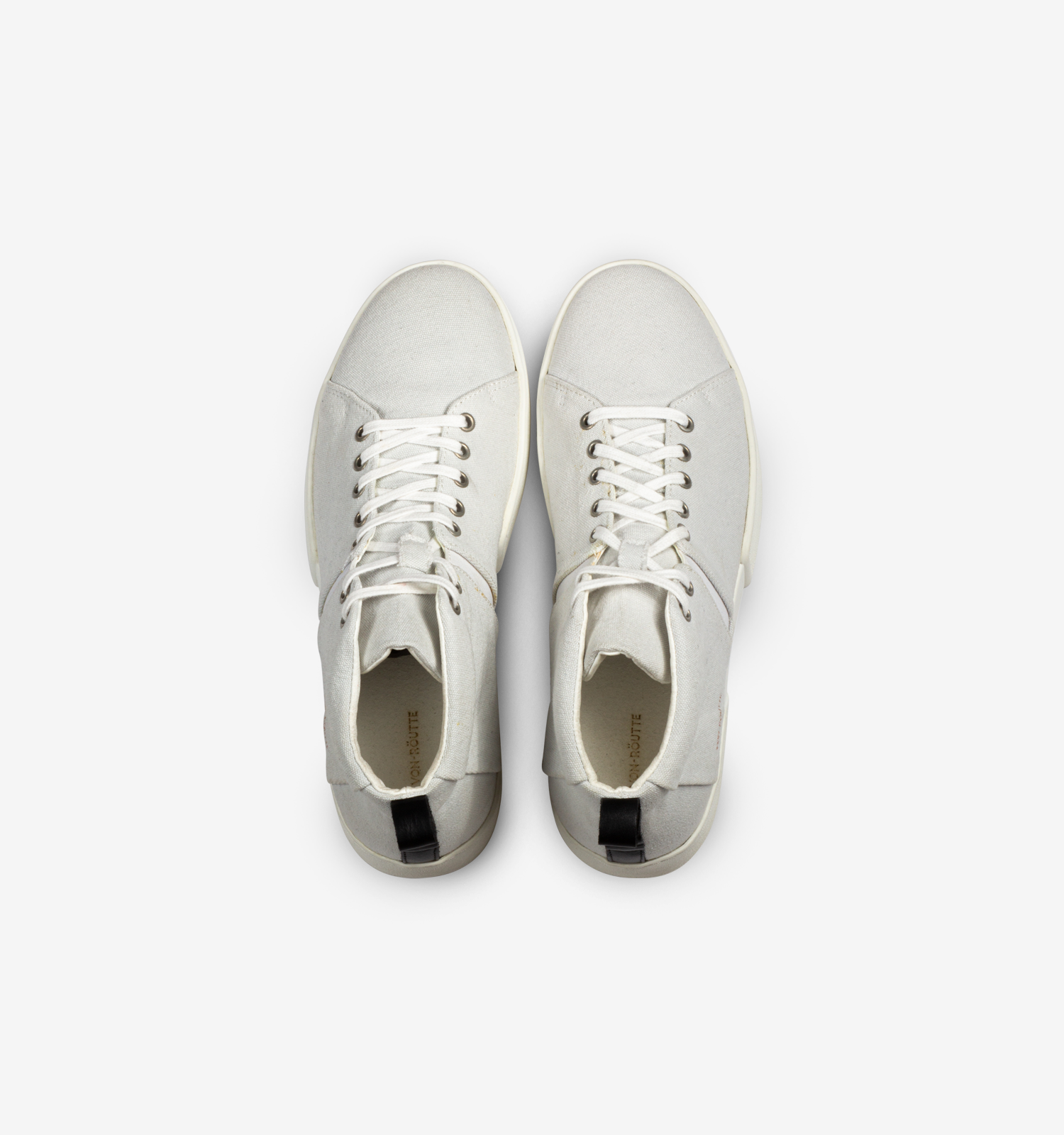 Milford Canvas High Top Sneakers White - Von-Routte