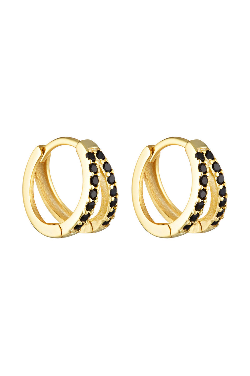 DOUBLE ANGEL HUGGIES - GOLD/ONYX