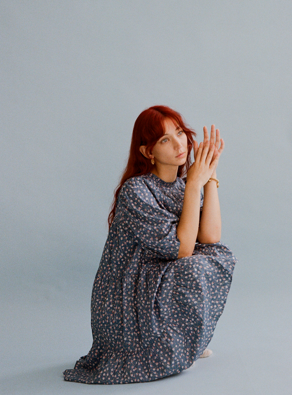 The Harriet Dress - Blue Floral