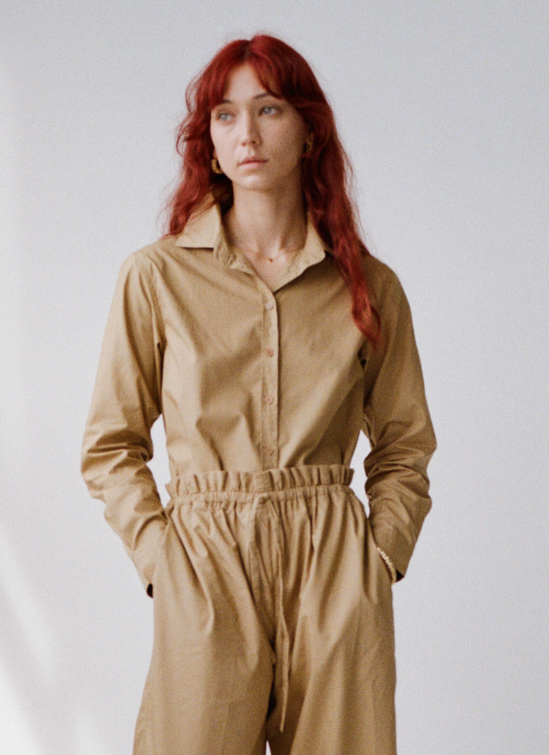 The Holly Shirt - Tan