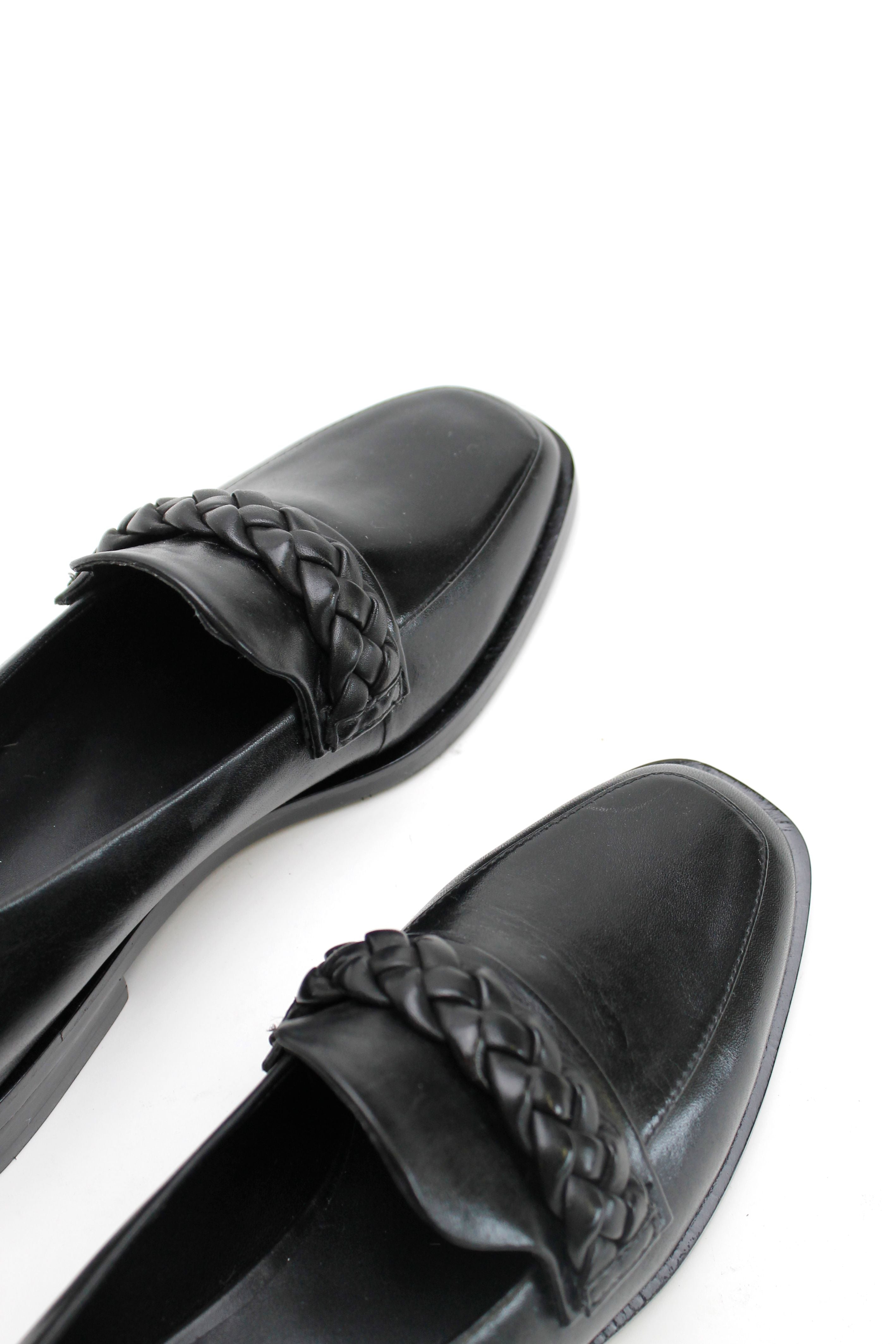 James Braided Loafer - Black