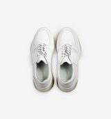 AUSTIN CHUNKY SNEAKERS - WHITE PATENT