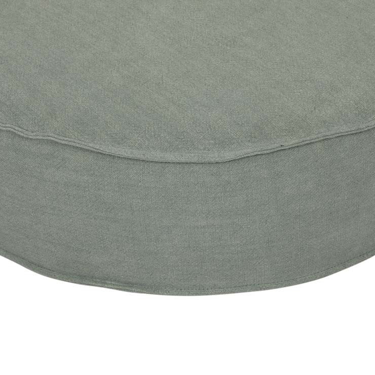 Orlando Seamed Round Ottoman - $1,075.00