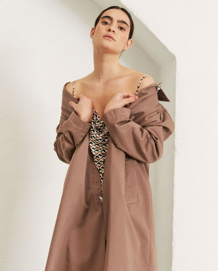 Sauvage Dress -  Monogram Black Nutmeg