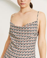Sauvage Dress -  Monogram Black Nutmeg