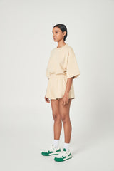 FRENCH TERRY SHORTS - NEUTRAL